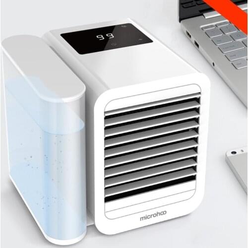 ZK30 USB 3 In 1 Air Fan Conditioner Water Cooling Energy Saving Touch Screen Timing Artic Cooler Humidifier Desktop Fan