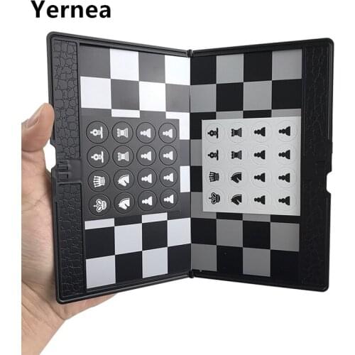 New Magnetic Plastic Chess Folding Wallet Type Chess Set Mini Portable Board Game Easy to carry Present Educational Gift