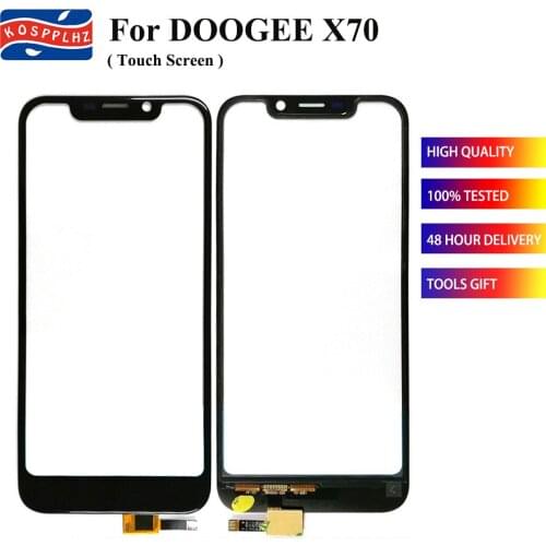 5.5" New For DOOGEE X70 Touch Screen Glass Front Glass For Doogee X70 Phone Touch Screen Lens Glass Panel Perfect Repair Parts