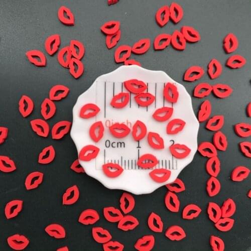 50g Lips Polymer Clay Sprinkle For Kids Diy ,Soft Clay For Craft Clay/Nail Art/Scrapbook Decoration DIY,Filler