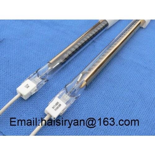 R7s customized 350w 350mm far Single tube Electric halogen IR quartz glass heater emitter for oven