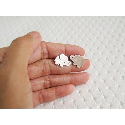 Handmade Cute Baby Elephant Earrings for women girls Pet Lovers Gifts Idea