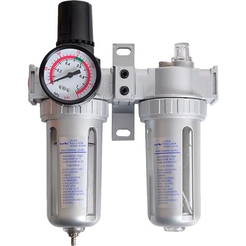 SFC400 3 In 1 Air Filter Pressure Regulator Gauge Water/Oil Trap Separator