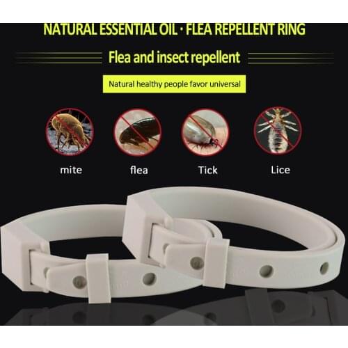 Dogs Cats Collar Anti Mosquito Flea Repellent Silicone Adjustable Pet Collar Decoration Durable Collars Pet Products