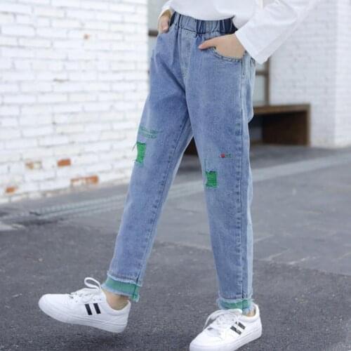 TMMY JHZH Ripped Jeans For Girls