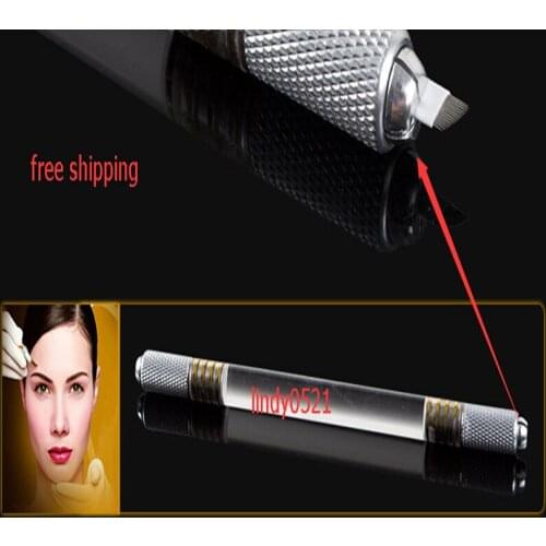 High Quality Manual Cosmetic Tattoo Eyebrow Pen Machine For Permanent Makeup Both End Available Free Shipping