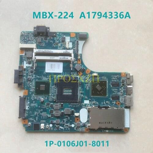 High quality FOR SONY VPCEB M961 MBX-224 Laptop motherboard A1794336A 1P-0106J01-8011 with HM55 HD5470M 100% working well