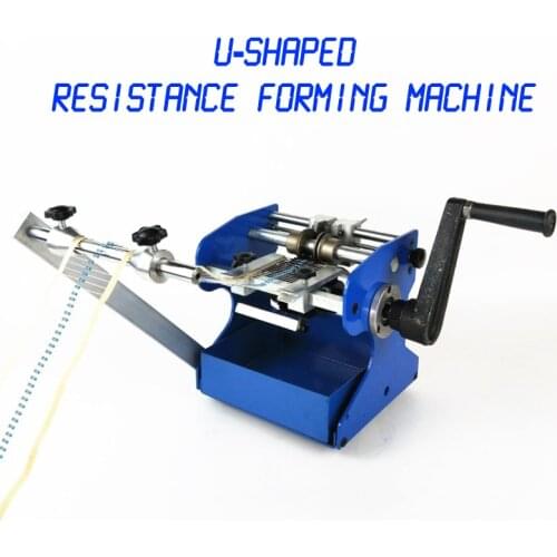 1PC U/F Type Resistor Axial Lead Bend Cut & Form Machine Resistance Forming Manual U/F Type Bend Molding Machine
