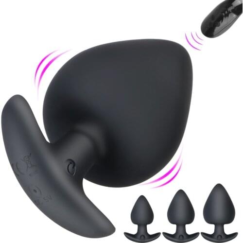 10 Frequency Anal Plug Wireless Remote Butt Plug G spot Vibrator Male Prostate Massage Dildo Anal Vibrator Sex Toy For Men Woman