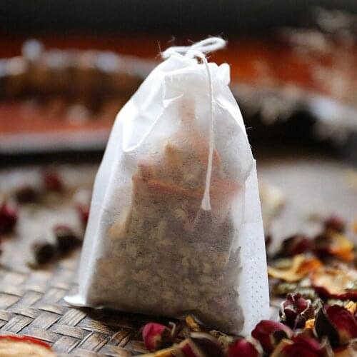 100Pcs/Lot Teabags 5*7cm 5.5*7cm 6*8cm 8*10cm Empty Scented Tea Bags with String Heal Seal Filter Paper for Herb Loose Tea