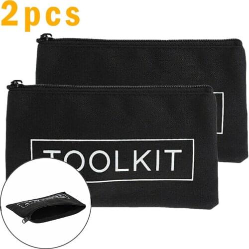 2PCS Zippered Tool Bag Multi-Purpose EDC Organizer Storage Pouch Waterproof Gadgets Organizer Pouch Portable Tool Bags Brand New