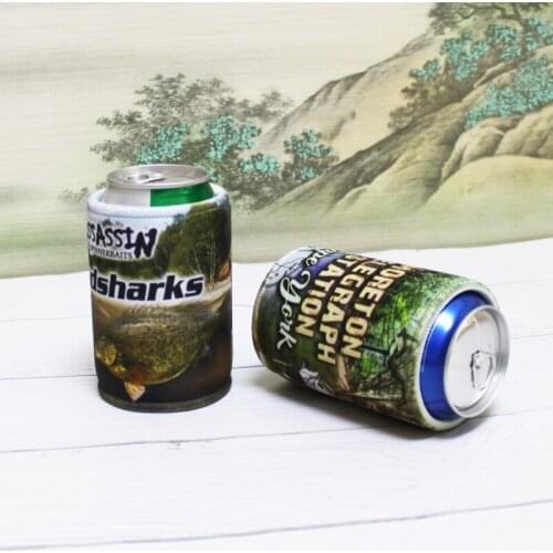 200pcs Printing LOGO Stubby Cooler Holder Personalized Beer Can Coolers Bags Custom Australia Stubby Holders Promotional Gifts