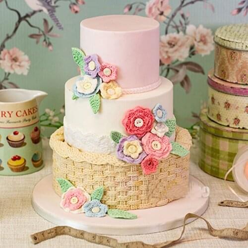 3D Silicone Mold Flower Leaf Feather New DIY Wedding Cake Border Decorating Fondant Molds Candy Chocolate Gumpaste Clay Moulds