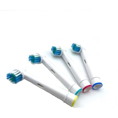 4pcs for Oral B Toothbrush Heads Sensitive Clean SB-17A Fit Advance Power/Pro Health/Triumph/3D Excel/Vitality Precision Clean