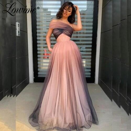 Arabic One Shoulder Turkish Party Dresses Long A Line 2021 Plus Customized Robe De Soiree Women Prom Dress Evening Gowns Vestido