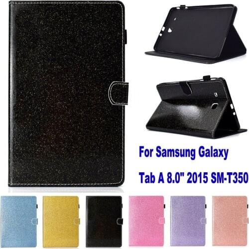Glitter Bling Flip Case For Samsung Galaxy Tab E 9.6" T560 SM-T560N 9.6 inch Stand Cover Pouch Shinning Sleeve Capa Gift
