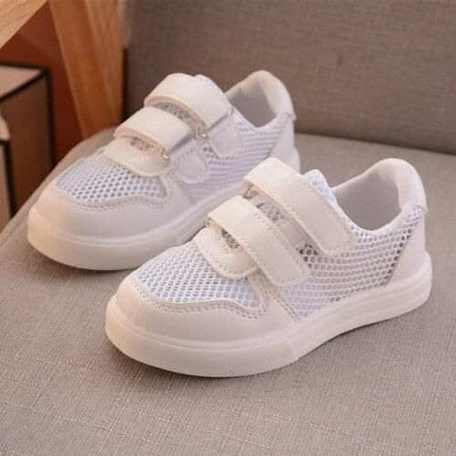 Children Sneakers Shoes Kids Baby Hollow Breathable Mesh Shoes Sandals Summer Casual Shoes Boys And Girls Sports Sneakers