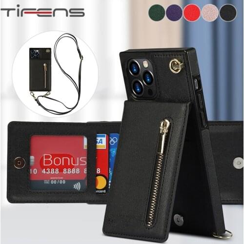 Leather Zipper Case For iPhone 12 Mini 11 Pro XS Max XR X 7 8 6 6s Plus SE 2020 Cards Slot Flip Magnetic Stand Phone Cover Coque