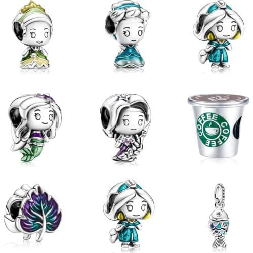 2021 Elf princess cute charms fit original pandora bracelet & necklace bangle diy bead jewelry pendant for women gift