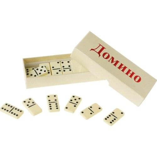 Double Six Dominoe Set Playing Chess Entertainment Recreational Travel Game Toy