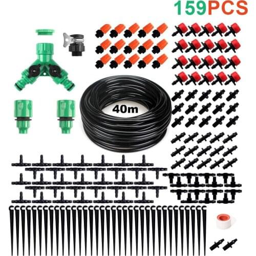 Drip Irrigation Set Water Sprayer Drip Watering Kits Garden Hose Automatic Irrigation Equipment for Garden Lawn Yard Supplies