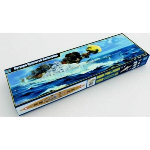 Trumpeter 03702 1/200 German Bismarck Battleship model kit