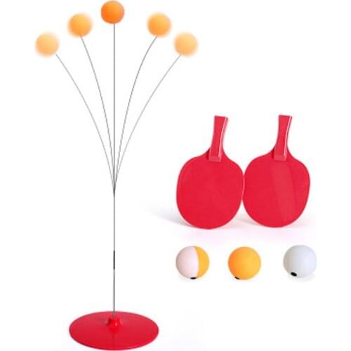 Table tennis, rebound adult and childrens sports toys wooden racket flexible, height adjustable, childrens toys, single ball