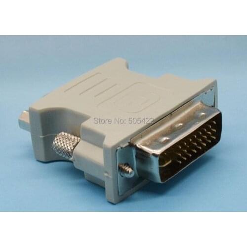 2017 New Gold plated ATI DVI to vga connector DVI-I(A/D) to VGA male to female Adapter Convert Cable for HDTV TV