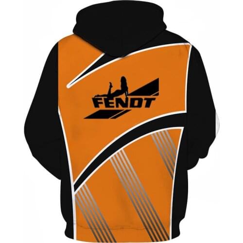 2021 New Mens Spring and Autumn Fendt 3D Logo Print Hoodie Casual Fashion Harajuku Hoodie