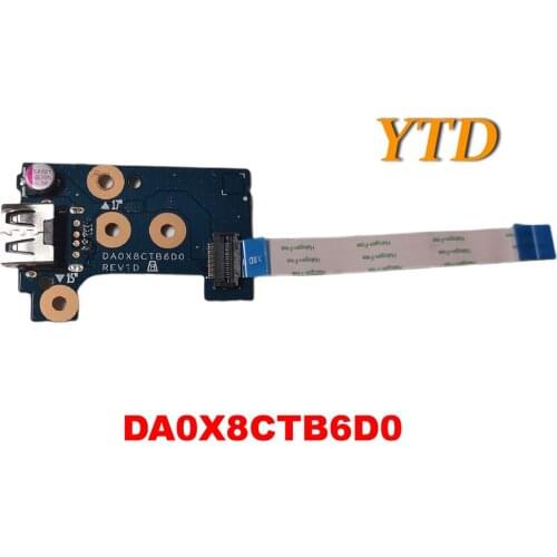 Original for HP ProBook 450 G5 455 G5 Laptop Interface USB IO Board DA0X8CTB6D0 tested good free shipping