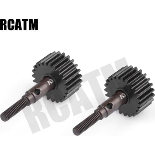 Front and Rear Door Bridge Teeth with Shaft Heightening Straight Shaft Main Teeth for 1/10 RC Crawler Car Traxxas TRX4 TRX6