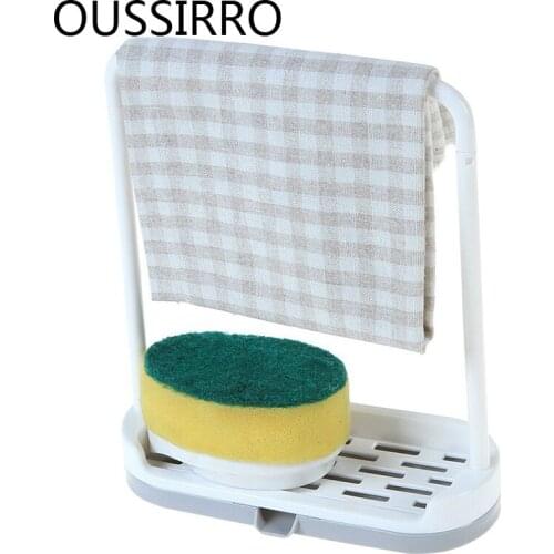 Free installation Towel Rack Standing Style Soap Holder Plastic For Bathroom Towel Hanging Storage Racks Kitchen Holding Shelf