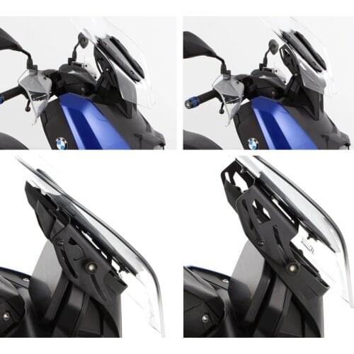 Motorcycle windshield adjustable bracket deflector glass adjuster for BMW C400X C 400X C400 X