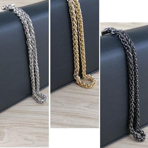 Women Bag Handle DIY Replacement Wrist Strap Chain Accessories Clutch Wristlet Purse Hand Bag Chain Belt Short Wrist Belt Parts