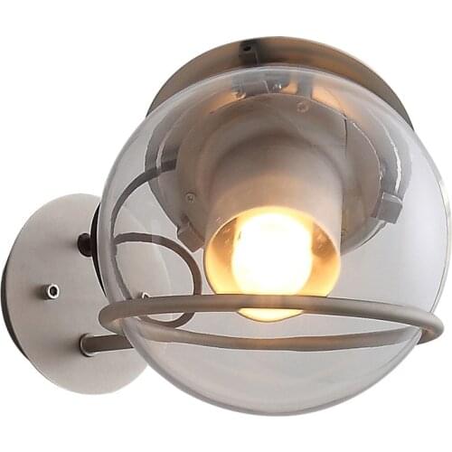 Modern Glass Wall Lamp Indoor Glass Balls Loft Wall Sconce Hotel Restroom Bedroom Beside Home Wall Decorative Lighting WA144