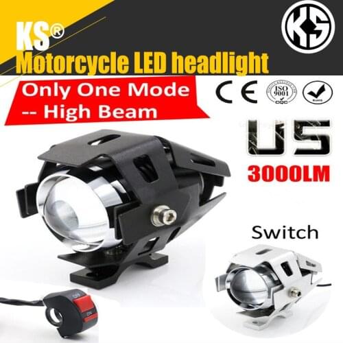 U5 Motorcycle LED Headlight Waterproof Motorcycle Headlight External Spotlight Work Light
