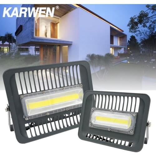 KARWEN Reflector LED Flood Light 30W 50W 70W 100W AC 220v Waterproof IP65 LED Floodlight For Spotlight LED Outdoor Lighting
