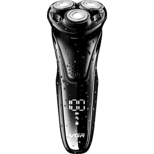 LCD waterproof shaving machine electric Shaver rechargeable electric razor for men rotary beard USB facial close