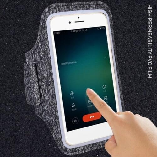 Waterproof Armband Protective Cover Adjustable Elastic Band And Key Slot For Outdoor Sport Mobile Phone bag