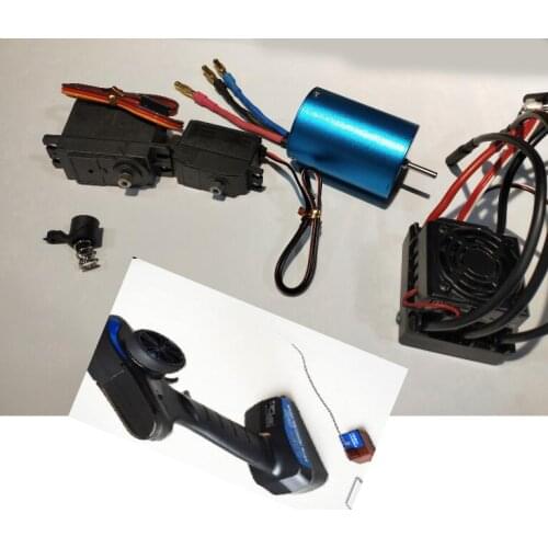 WLtoys K949 10428-A B C 4wd 1/10 Scale Rc Car Spare Parts upgrade brushless motor ESC servo receiver board remote control