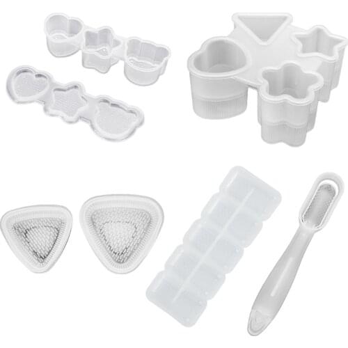Japan Nigiri Sushi Mold Onigiri Rice Ball Maker Press Tools Non Stick Kitchen Bento Accessories for Kids