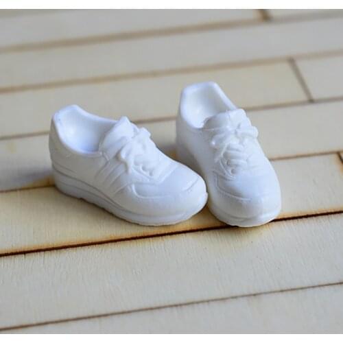 1 Pairs White Sport Shoes Fashion Blyth Doll Shoes for 1/6 Doll Accessories (fit Blyth, Licca, Azone, momoko,1/6 Doll)