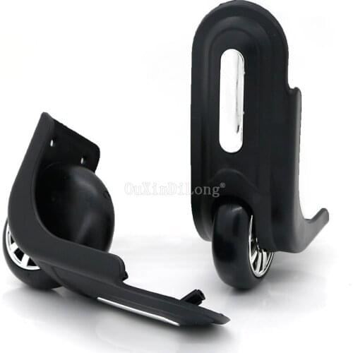 1Pair Replacement Luggage Double Wheels Replacement Directional Luggage Repair Suitcase Wheel JF1745