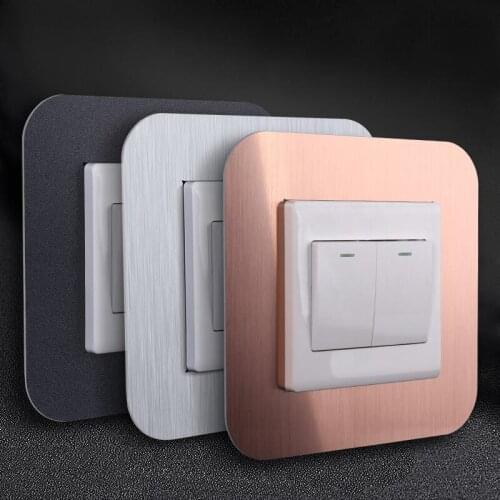 1PC New Switch Sticker Anti-Dirty Acrylic Switch Protective Cover Home Living Room Decor Dustproof Switch Outlet Wall Sticker