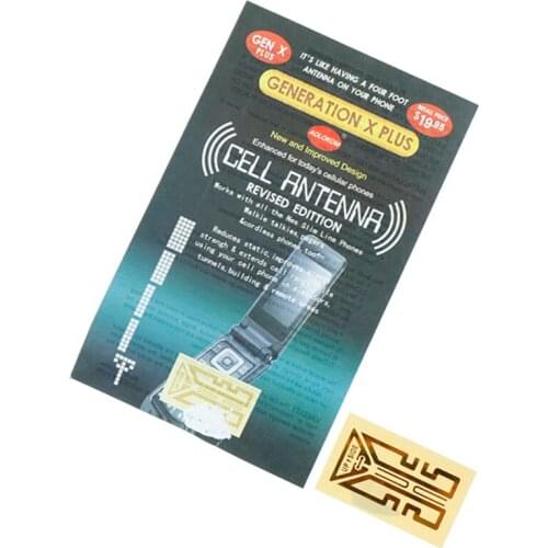 2*signal Enhancement Stickers Mobile Phone External Antenna Signal Amplifier