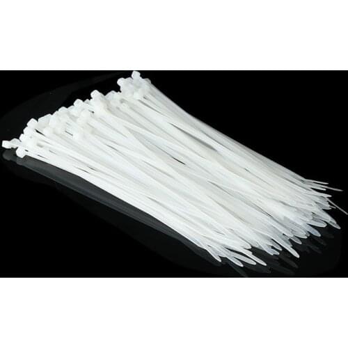250pcs 8*400 width:5.2mm length:400mm White Self-locking Plastic Nylon Cable Ties,Wire Zip Tie, plastic strap,cable organizer