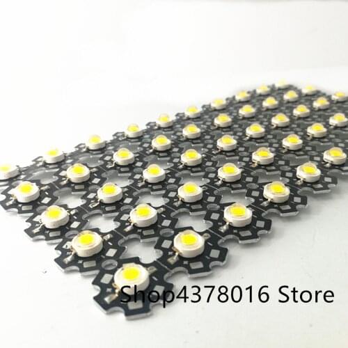 5pcs 10pcs 20pcs 50pcs 100pcs 1w 3w high power Warm White 3000-3500k LED Bulb Light Lamp With 20mm star pcb