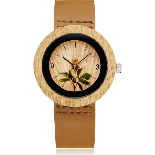 Gorben Full Wooden Watches Women Men Wood Bracelet Fashion Quartz Wristwatch Casual Quartz Watch Great Gfits With Box Optional