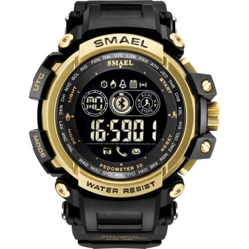 SMAEL Military Watch Men Led Digital Watches Men Sport Watches Fashion Bluetooth Smart Watch Men Waterproof Men Watches 8018