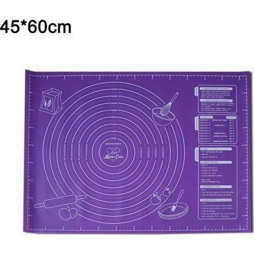 45x60cm Extra Large Baking Mat Silicone Pad Sheet Baking Mat for Rolling Dough Pizza Dough Non-Stick Maker Holder Kitchen Tools